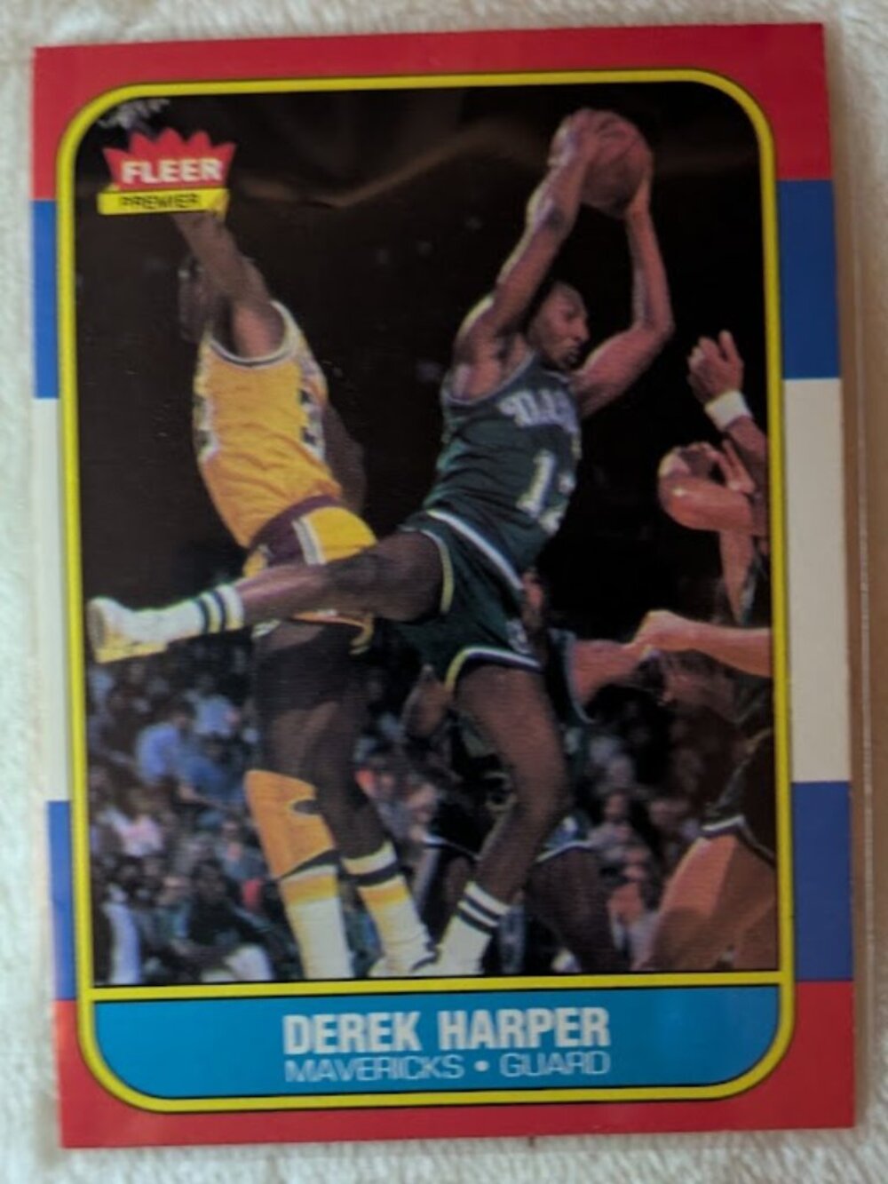 1986 Fleer DEREK HARPER #44